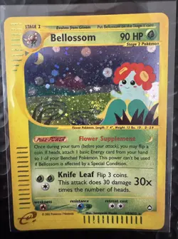 Bellossom 2002 Pokemon H5/H32 Aquapolis Holo LP-NM - Image 4