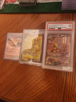 Pokemon Mixed Card Lot 151 Raw and PSA Graded - Image 1