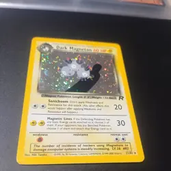 Pokemon Dark Magneton 11/82 Team Rocket Holo Rare English LP - Image 1