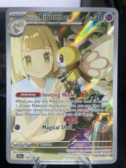 Pokemon TCG: Lillie'ss Ribombee 164/159 - Journey Together (Holo) | NM/Mint - Image 1