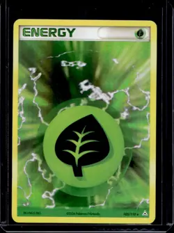 2006 Pokemon EX Holon Phantoms Grass Energy Holo #105/110 - Image 1