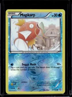 2012 Pokemon Black & White Dragons Exalted Magikarp Reverse Holo #23 - Image 1