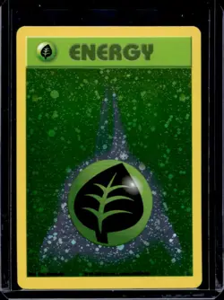 2002 Pokemon WOTC League Promo Grass Energy Holo Rare NNO - Image 1