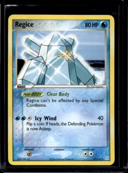 2006 Pokemon EX Holon Phantoms Regice #27/110 - Image 1