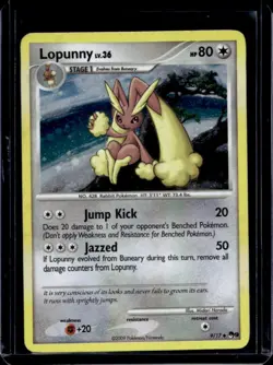 2009 Pokemon POP Series 9 Lopunny Holo #9/17 - Image 1