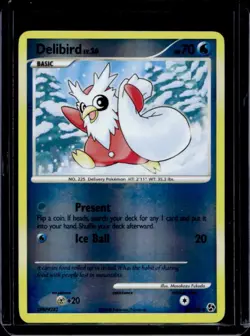 2008 Pokemon Diamond & Pearl Great Encounters Delibird Reverse Holo #36/106 - Image 1