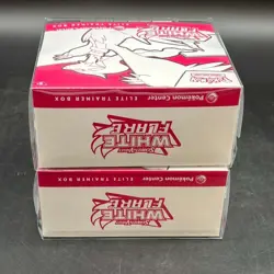 Lot of (2) Pokeon White Flare Pokemon Center Elite Trainer Box Exclusive Sealed - Image 3