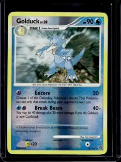 2007 Pokemon Diamond & Pearl Secret Wonders Golduck Reverse Holo #28/132 - Image 1