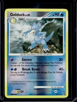 2007 Pokemon Diamond & Pearl Secret Wonders Golduck Reverse Holo #28/132 - Image 1