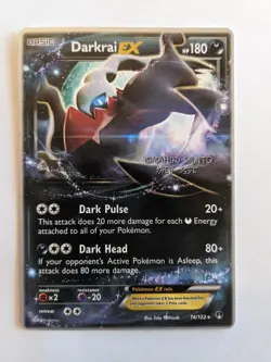 Pokemon TCG Darkrai EX 74/122 2016 World Championships NM - Image 1