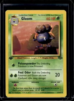 1999 Pokemon Jungle 1st Edition Gloom #37/64 - Image 1