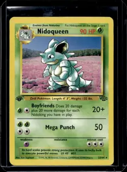 1999 Pokemon Jungle 1st Edition Nidoqueen #23/64 - Image 1