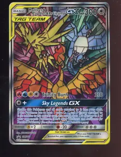 Pokemon TCG Moltres & Zapdos & Articuno SM Black Star Promo - Image 1