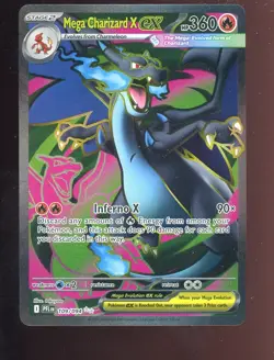 Pokemon TCG Phantasmal Flames 109/094 Mega Charizard X ex Ultra Rare - Image 1