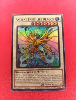 Yugioh ALIN-EN039 - Ancient Fairy Life Dragon - Super Rare - Image 1