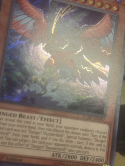 Yugioh: Danger! Thunderbird! - SOFU-EN082 - Secret Rare - 1st Edition LP - Image 4