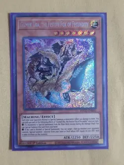 Yugioh Gizmek Uka, the Festive Fox of Fecundity ETCO-EN031 Secret Rare 1st Ed NM - Image 1