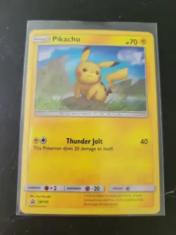 Pokemon Card Black Star Promo - 2019 Pikachu SM183 - Image 1