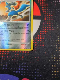 Lucario 53/127 Platinum Reverse Holo Pokemon TCG Card - Image 5