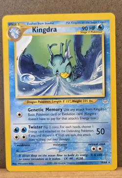 Kingdra Neo Revelation 12/115 rare non-holo LP - ungraded Pokemon Card - Image 1