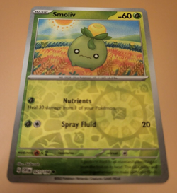 Smoliv - 021/198 Scarlet & Violet Reverse Holo Common Pokemon Trading Card (A3 - Image 3