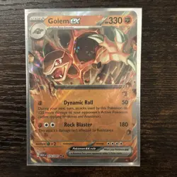 Golem EX 76/165 Holo Ultra Rare Scarlet And Violet Pokemon 151 Card - Mint - Image 1
