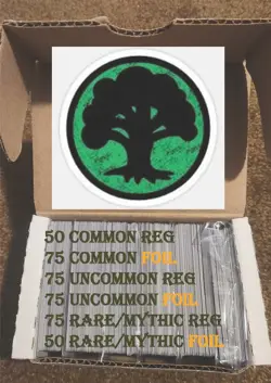 Magic The Gathering Card Mixed Lot- Green Edition(B) 400 Cards - Image 1