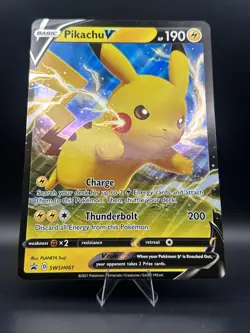 Pikachu V SWSH061 Jumbo Cards Holo - Image 1