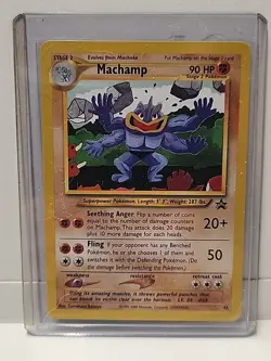 Pokemon Machamp BLACK STAR 43 - WOTC PROMO CARD - POKEMON LEAGUE 2002 - Image 1