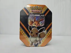 Nintendo Pokemon V Powers Tin Trading Card Game EeveeV - Eevee Tin - Image 2