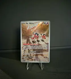 Mr. Mime 179/165 Sv: Scarlet & Violet 151 Holo Full Art Pokemon Card - Image 3