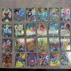 Dragon Ball Super Card Game Super Rare SR Lot Gold Foil Lot Of 24 7 Energy DBZ - Image 1