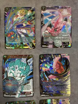 Dragon Ball Super Card Game Super Rare SR Lot Gold Foil Lot Of 24 7 Energy DBZ - Image 4