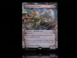Adept Watershaper #297 Rare (Showcase) (FOIL) - MTG Lorwyn Eclipsed - Image 1