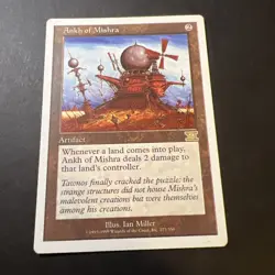 Ankh of Mishra Classic MTG Core Set 6th Edition Regular - Image 5