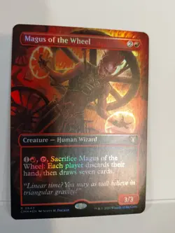 Magus of the Wheel (Borderless) #643 (Foil) (NM) Commander Masters CMM Magic MTG - Image 1