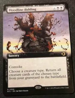 Bloodline Bidding - Extended Art - ECL - MTG - EN - NM - 0359 - Image 1
