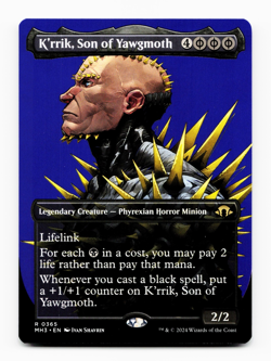 K'rrik, Son of Yawgmoth (Borderless) - [Modern Horizons 3] MTG Magic - NM/M 💀 - Image 1