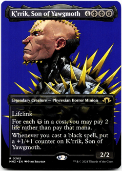 K'rrik, Son of Yawgmoth (Borderless) - [Modern Horizons 3] MTG Magic - NM/M 💀 - Image 3