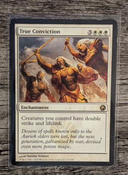 MTG: True Conviction (Scars of Mirrodin)(RARE) - Image 1