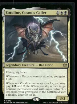 Zoraline, Cosmos Caller - Foil - Magic MTG 2024 Bloomburrow NM/M - Image 1