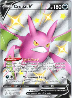 Crobat V - SWSH098 SWSH: Sword & Shield Promo Cards Pokemon TCG NM - Image 1