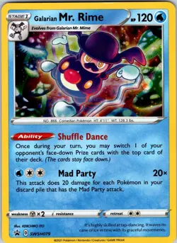 Galarian Mr. Rime - SWSH079 SWSH: Sword & Shield Promo Cards Pokemon TCG NM Holo - Image 1