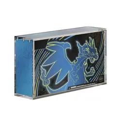 Acrylic Case Magnetic Lid for Pokemon Mega Charizard EX UPC BOX - Image 1