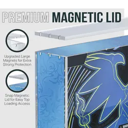 Acrylic Case Magnetic Lid for Pokemon Mega Charizard EX UPC BOX - Image 4