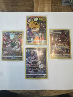 Lot Of 4 Pokemon TCG Set Illustration Rare Foil Cards Assortment Collection NEW - Image 1