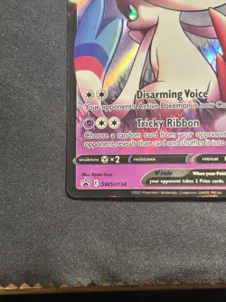Pokemon TCG - Dark Sylveon V - SWSH134 - Black Star Promo - Celebrations NM-M - Image 3