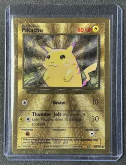 PIKACHU 2021 POKEMON CELEBRATIONS #58/102 GOLD METAL CARD ULTRA PREMIUM COLL - Image 1