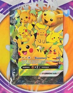 🔥2021 Pokemon SWSH BSP Celebrations Collection #141 Pikachu V Union Sleeved🔥📈 - Image 3