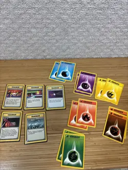 Vintage Pokemon Trainer And Energy Card Lot of 1999 - Image 1